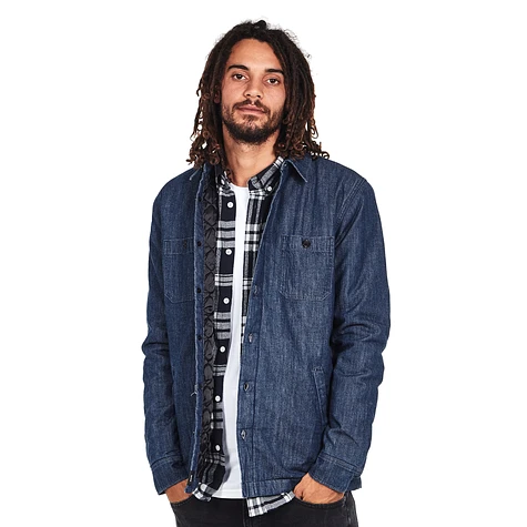 Edwin - Labour 4 Pockets Shirt Carbon Light Denim, 8 oz