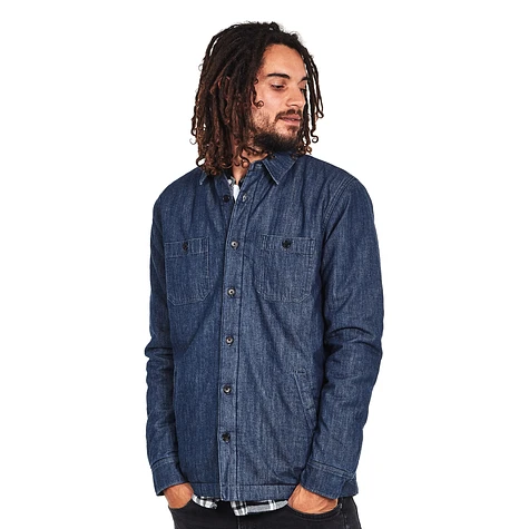 Edwin - Labour 4 Pockets Shirt Carbon Light Denim, 8 oz