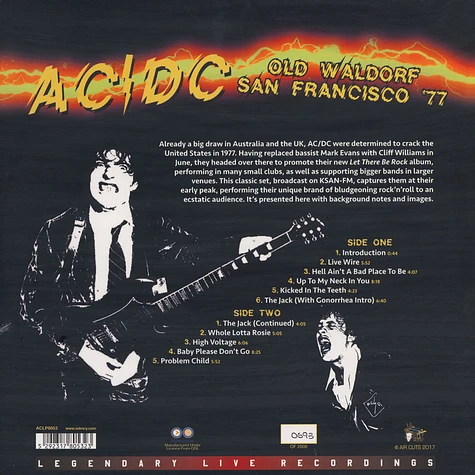 AC/DC - Old Waldorf San Francisco '77