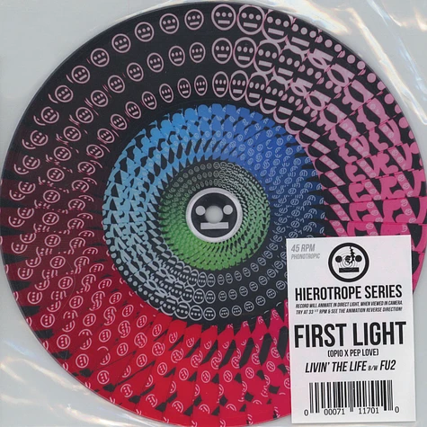 First Light (Opio & Pep Love) - Livin' The Life / FU2 Picture Disc Edition