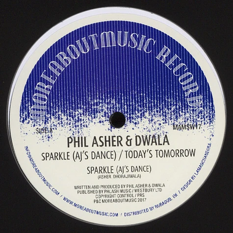 Phil Asher & Dwala - Sparkle (AJ’s Dance) / Today’s Tomorrow