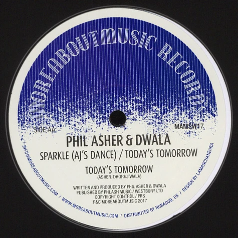 Phil Asher & Dwala - Sparkle (AJ’s Dance) / Today’s Tomorrow