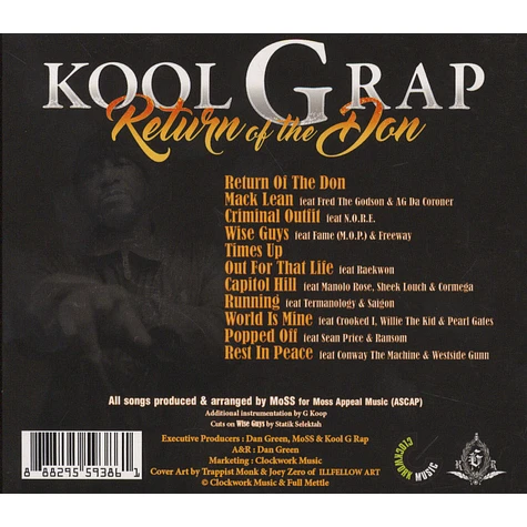 Kool G Rap - Return Of The Don