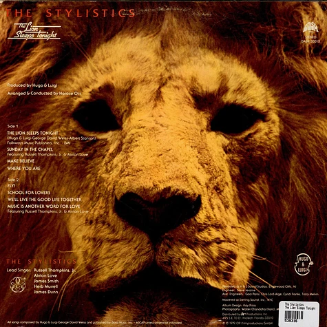 The Stylistics - The Lion Sleeps Tonight