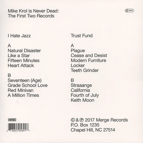 Mike Krol - Mike Krol Is Never Dead: The First Two Records