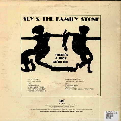 Sly & The Family Stone - There's A Riot Goin' On