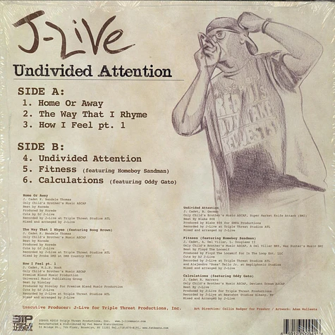 J-Live - Undivided Attention EP