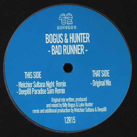 Bogus & Hunter - Bad Runner EP