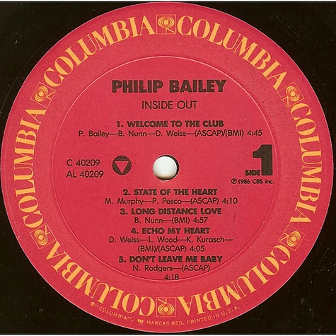 Philip Bailey - Inside Out