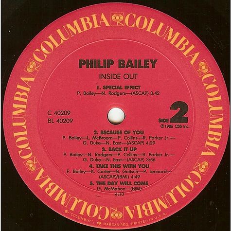 Philip Bailey - Inside Out