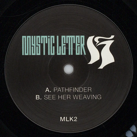 Mystic Letter K (Cari Lekebusch) - Pathfinder Black & White Splatter Vinyl Edition