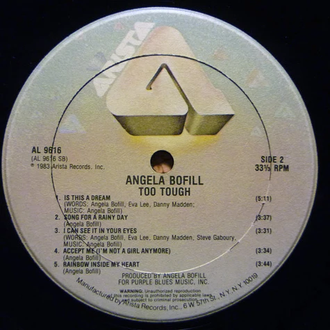 Angela Bofill - Too Tough