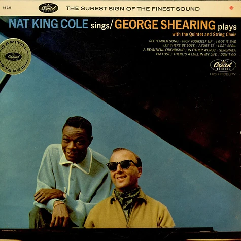 Nat King Cole & George Shearing - Nat King Cole Sings / George Shearing Plays