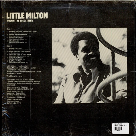 Little Milton - Walkin' The Back Streets