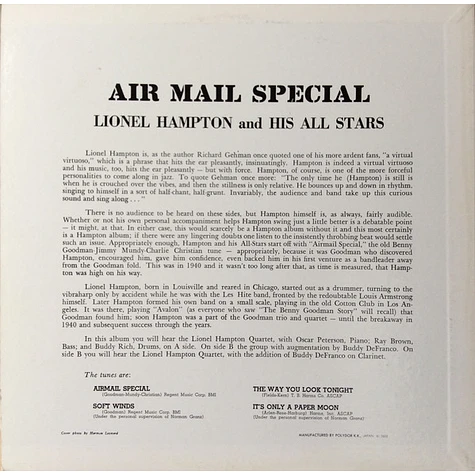 Lionel Hampton All Stars - Air Mail Special