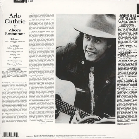 Arlo Guthrie - Alice's Restaurant