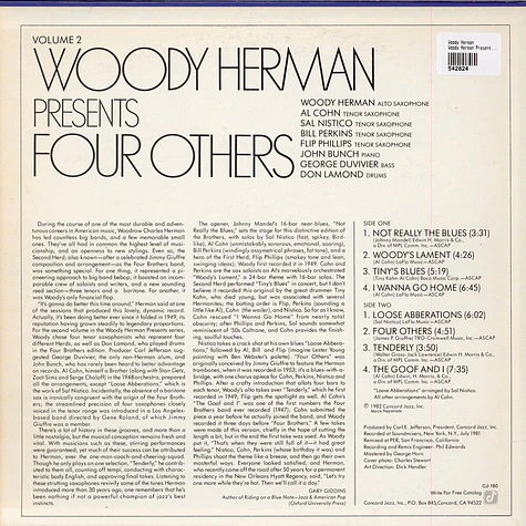 Woody Herman - Presents Volume 2 ...Four Others