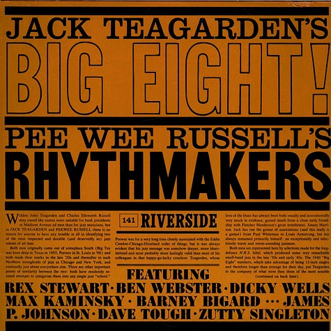 Jack Teagarden And His Big Eight / Pee Wee Russell Rhythmakers - Jack Teagarden's Big Eight / Pee Wee Russell's Rhythmakers