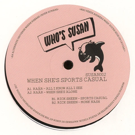 Raar / Rick Sheen - When She's Sports Casual EP