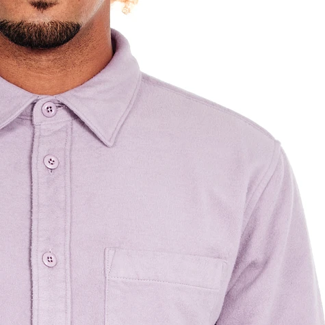 Stüssy - Solid Heavy Brushed Flannel Shirt