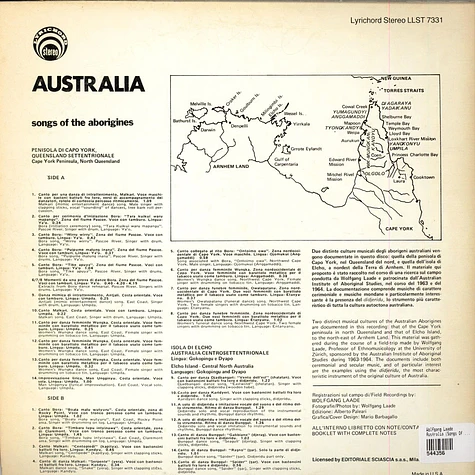 Wolfgang Laade - Australia (Songs Of The Aborigines)