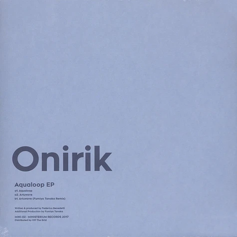 Onirik - Aqualoop EP Fumiya Tanaka Remix