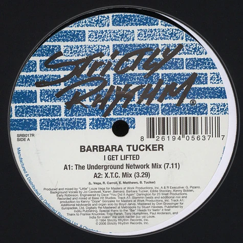 Barbara Tucker - I Get Lifted