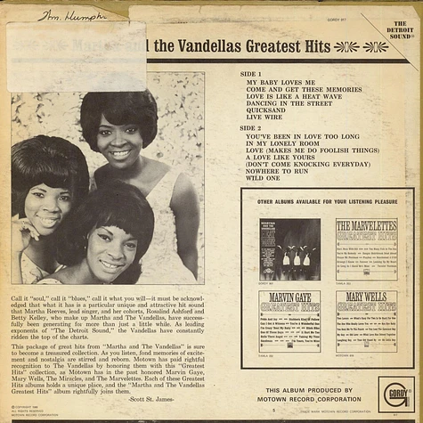 Martha Reeves & The Vandellas - Greatest Hits