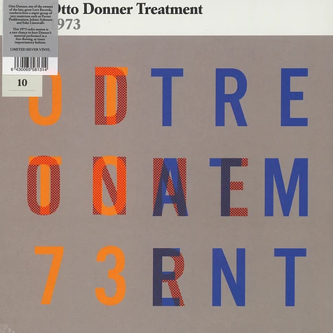 The Otto Donner Treatment - Jazz-Liisa 10 Silver Vinyl Edition
