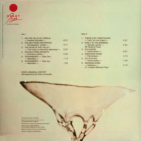 Esko Linnavalli Sextet Red Vinyl Edition - Finnish Design