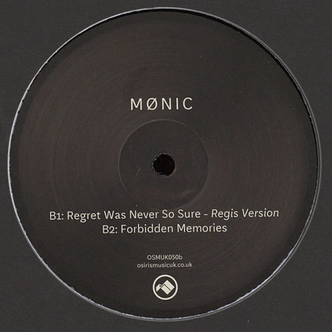 Monic - Regret Was Never So Sure / Regis Version