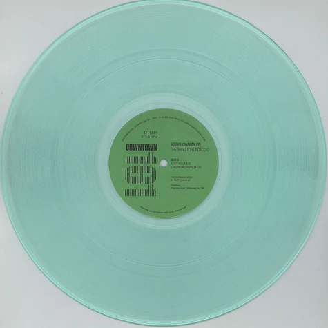 Kerri Chandler - The Thing For Linda 2010 Coke Bottle Clear Vinyl Edition