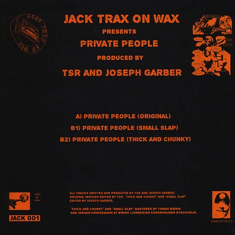 Joseph Garber & TSR - Private People