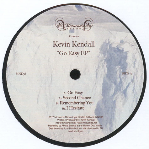 Kevin Kendall - Go Easy EP