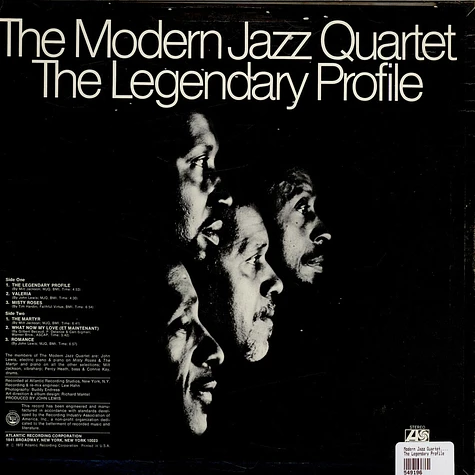 The Modern Jazz Quartet - The Legendary Profile