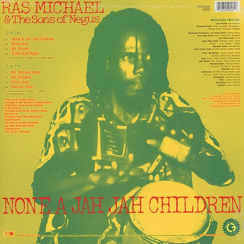 Ras Michael & The Sons O Negus - None A Jah Jah Children