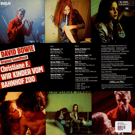 David Bowie - Original Soundtrack Zum Film "Christiane F. Wir Kinder Vom Bahnhof Zoo"