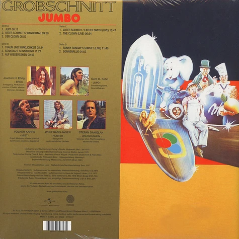 Grobschnitt - Jumbo (Deutsch) Black & White Vinyl Edition