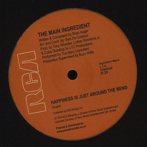The Main Ingredient - Happiness Is Just Around The Bend / Evening of Love