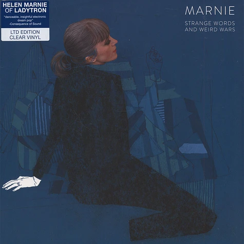 Marnie of Ladytron - Strange Worlds And Weird Wars Clear Vinyl Edition