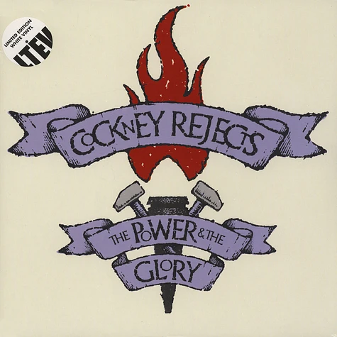 Cockney Rejects - The Power & The Glory White Vinyl Edition
