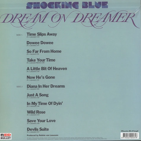 Shocking Blue - Dream On Dreamer