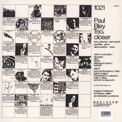 Paul Bley Trio - Closer