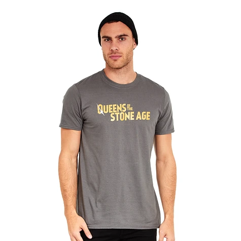 Queens Of The Stone Age - Text Logo (Metallic) T-Shirt