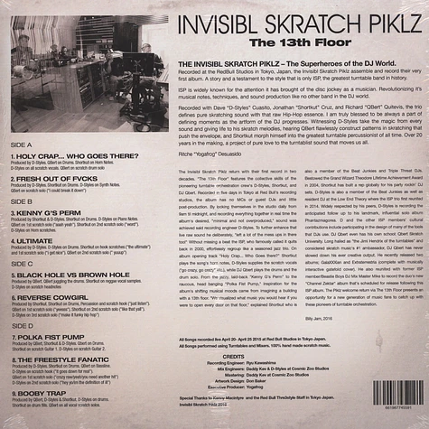 Invisibl Skratch Piklz - The 13th Floor Baby Blue Vinyl Edition (Damged Sleeves)