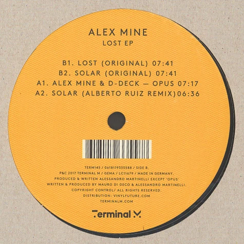 Alex Mine - Opus EP