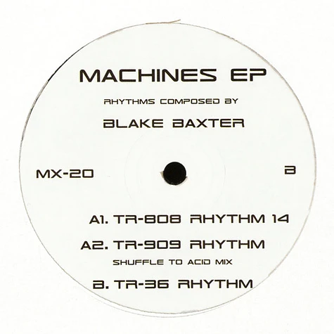 Blake Baxter - Machines EP