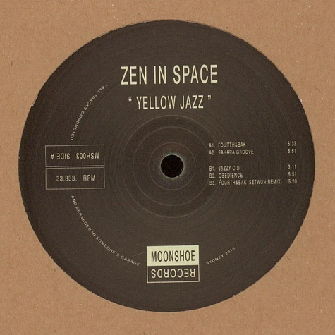 Zen In Space - Yellow Jazz EP