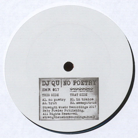 DJ Qu - No Poetry