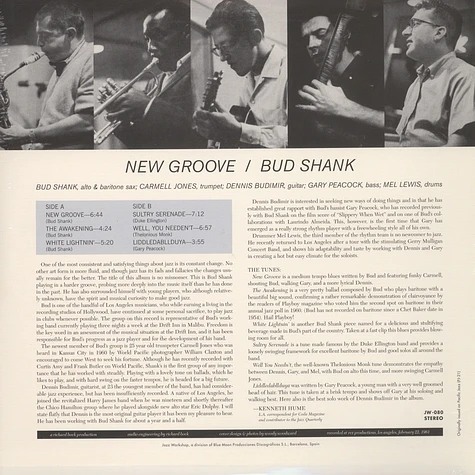 Bud Shank - New Groove